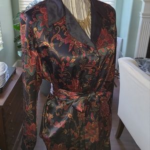 Rare Inner Most Floral Blouse with Tie in Black